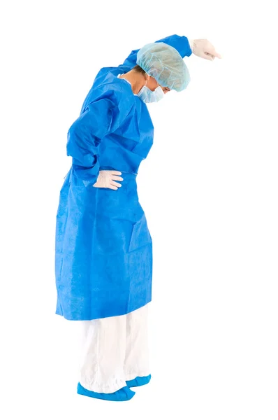 Female surgeon concerned — Stock Photo, Image