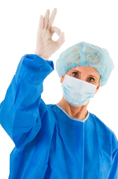 Kadın cerrah — Stok fotoğraf