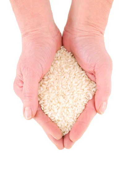 stock image Handful of rice