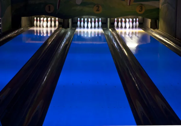 Bowling lanes — Stock Photo, Image