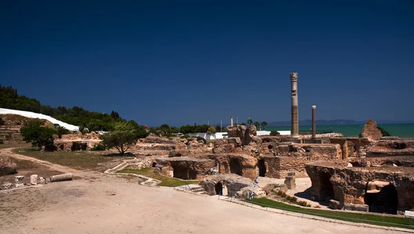 Υπέροχη Μακρινή Θέα Της Αρχαίας Καρχηδόνας Τυνησία — Φωτογραφία Αρχείου