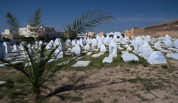 묘지와 Kairouan 튀니지에서 모스크 — 스톡 사진
