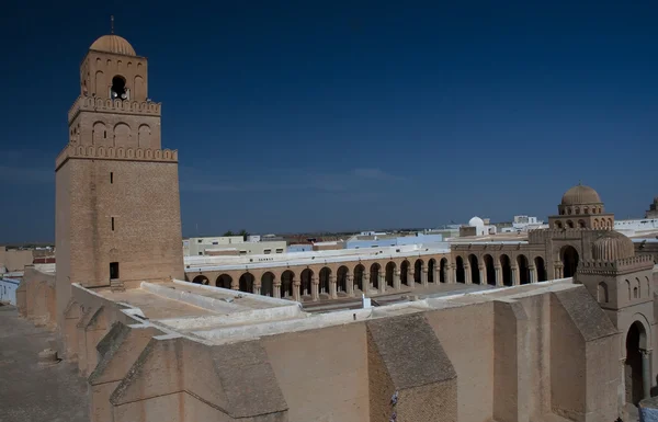 Meczetu Kairouan Centralnej Tunezji — Zdjęcie stockowe