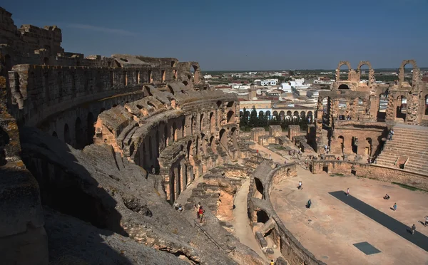 Panorama Coloseum Djem Tunisia — Stock Photo, Image