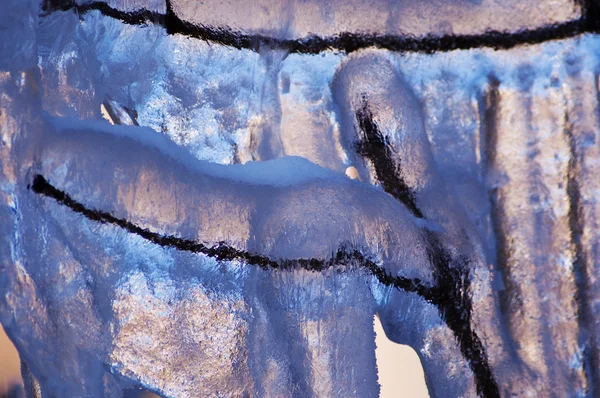 Frosty Details Winter Poland — Stock Photo, Image