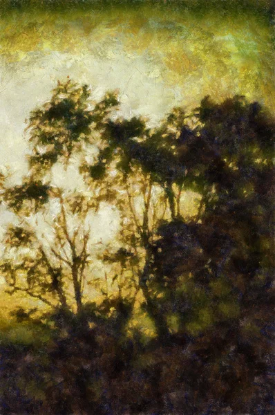 黄金の枝の背景 — ストック写真