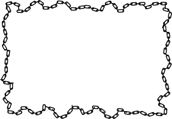 Chain Frame — Stock Vector