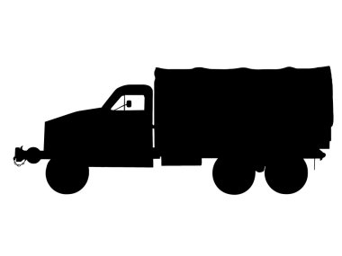 WW2 Series - American Studebaker CMC 6x6 Truck clipart