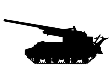 WW2 - Self Propelled Gun clipart