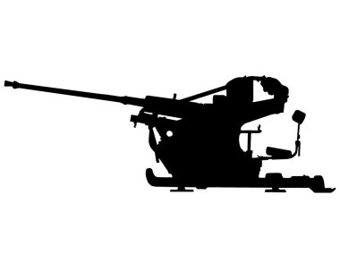 WW2 - Anti Aircraft Gun clipart