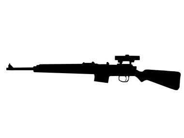 WW2 Series -German Gewehr 43 (W) Rifle clipart