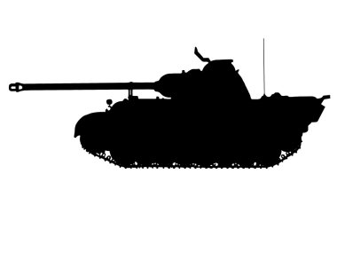 WW2 Series - German Panzer VPan Tank clipart