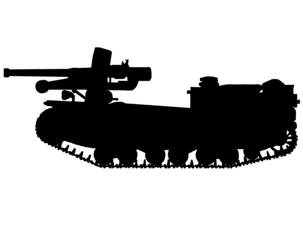 Série Ww2 Destruidor Tanques Italiano L40 — Vetor de Stock