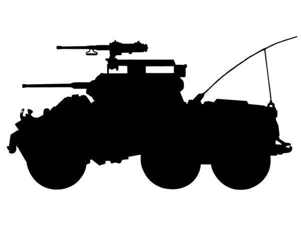 WW2 - Бронированный автомобиль — стоковый вектор