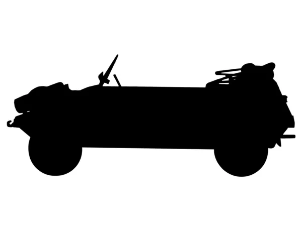 WW2 - Vehículo ligero — Archivo Imágenes Vectoriales