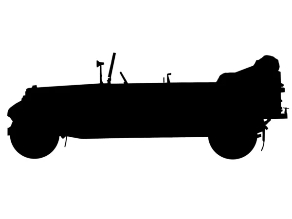WW2 - Veículo leve — Vetor de Stock