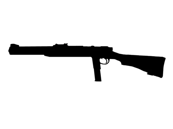 WW2 - puška — Stockový vektor