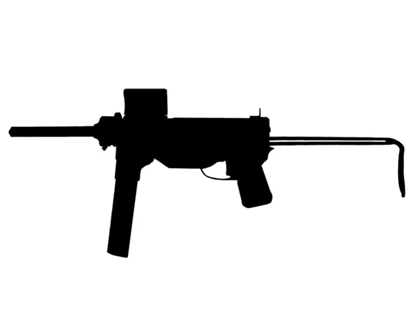 Ww2 Series America Crease Gun Sub Machine Gun — Stock Vector