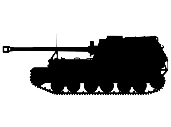 WW2 - Разрушитель танков — стоковый вектор
