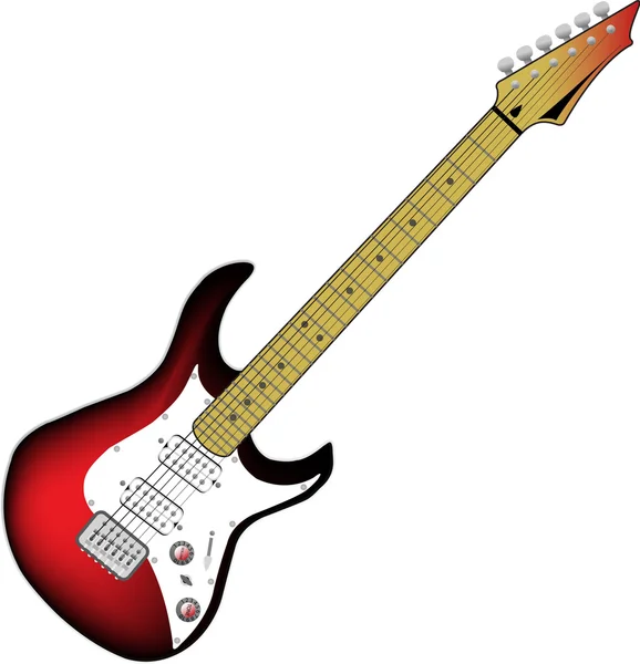 エレクトリックギター — ストックベクタ