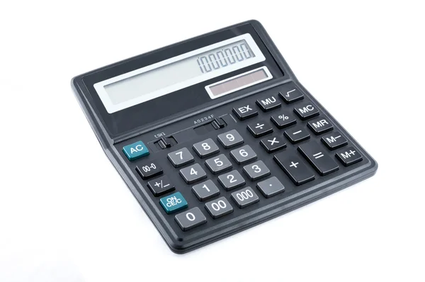 Чорний office калькулятор — стокове фото