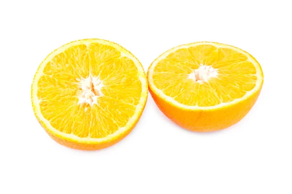 Натюрморт наполовину апельсина — стокове фото