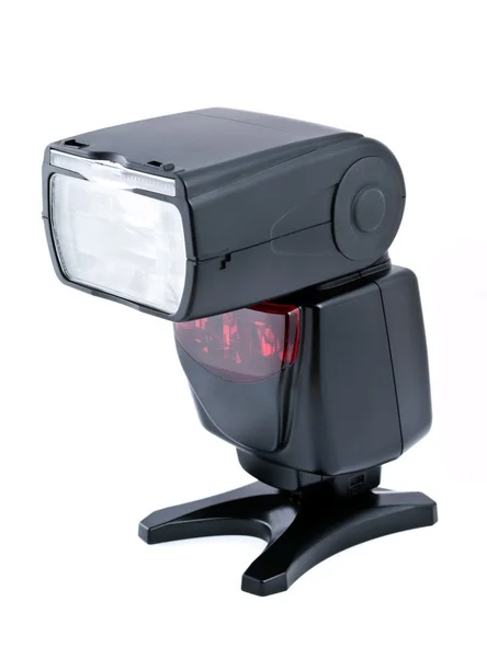 Câmera flash speedlight — Fotografia de Stock