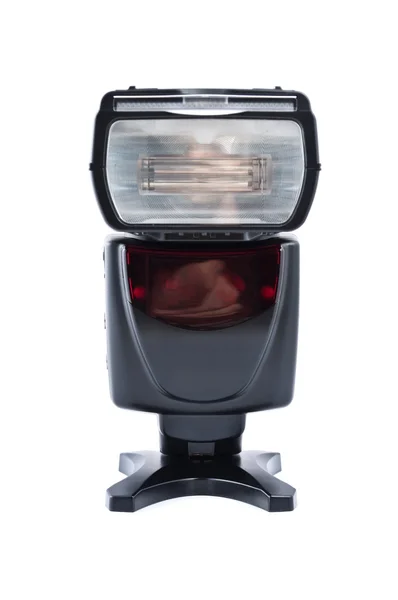 Câmera flash speedlight — Fotografia de Stock