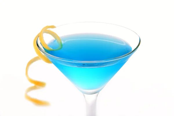 Blue Cosmopolitan cocktail — Stock Photo, Image