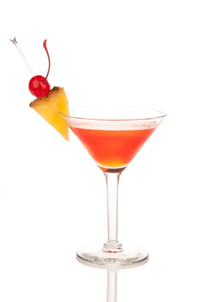 Cocktail cosmopolita in vetro Martini — Foto Stock
