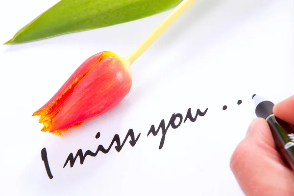 stock image I miss you love