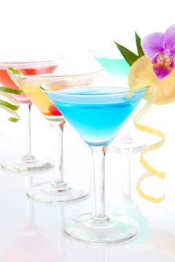 Fresh Martini Cocktails clipart