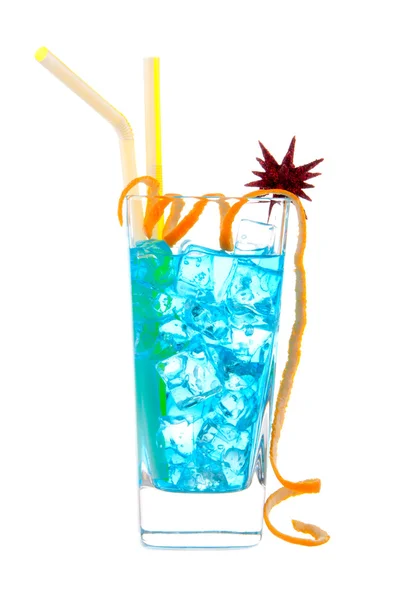 Classico cocktail hawaiano blu — Foto Stock