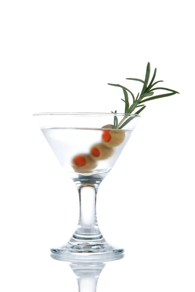 Klasický gin martini koktejl — Stock fotografie