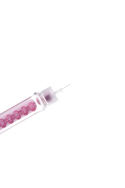 Insulin spruta penna — Stockfoto