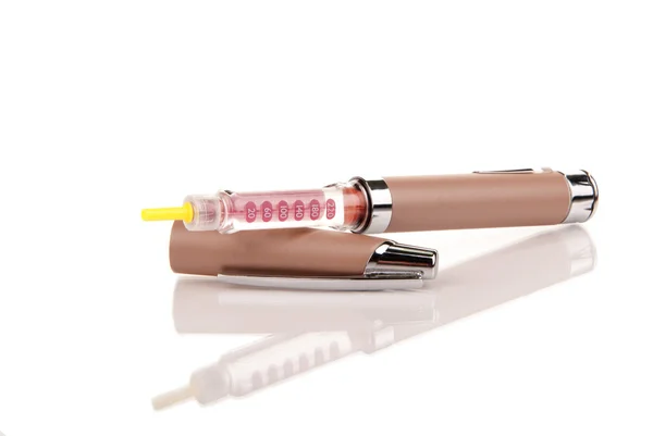 Penna siringa per insulina — Foto Stock