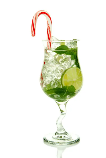 Kerstmis mojito cocktail — Stockfoto