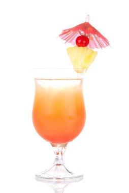 Tequila Sunrise cocktail clipart