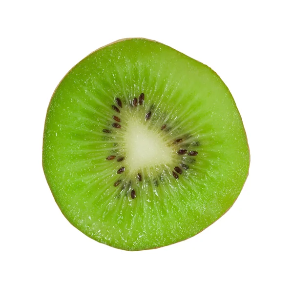 Zielony kiwi kromka — Zdjęcie stockowe