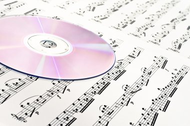 Music and disc clipart