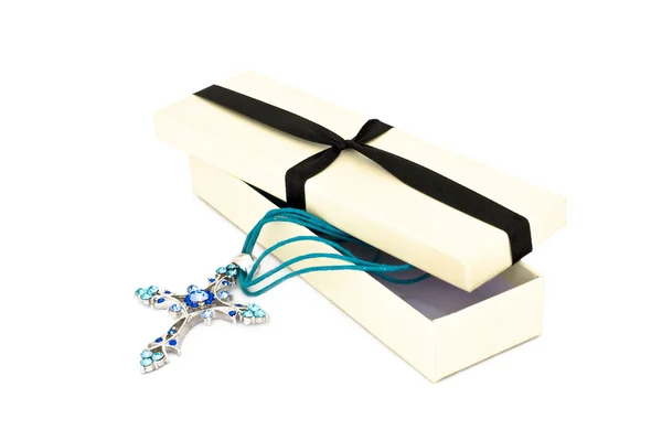 Crucifix necklace — Stock Photo, Image