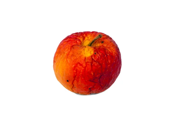 Старое красное яблоко . — стоковое фото