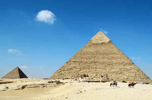 Piramidi di Giza — Foto Stock