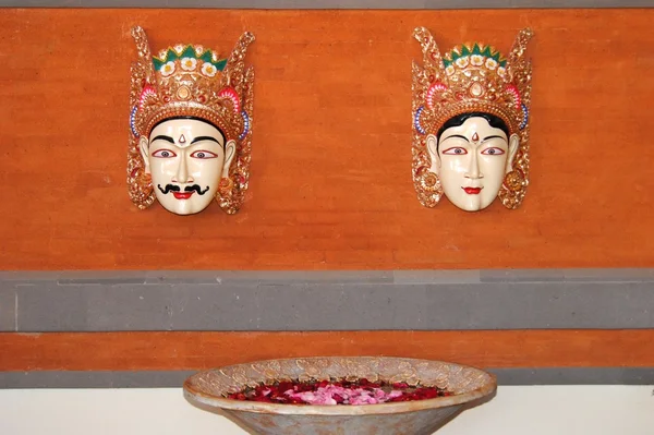 Balijsky maski na wakacje — Zdjęcie stockowe
