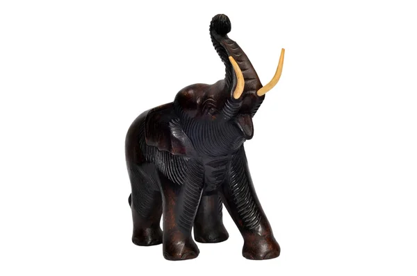 Souvenir en elefant från ett träd — Stockfoto