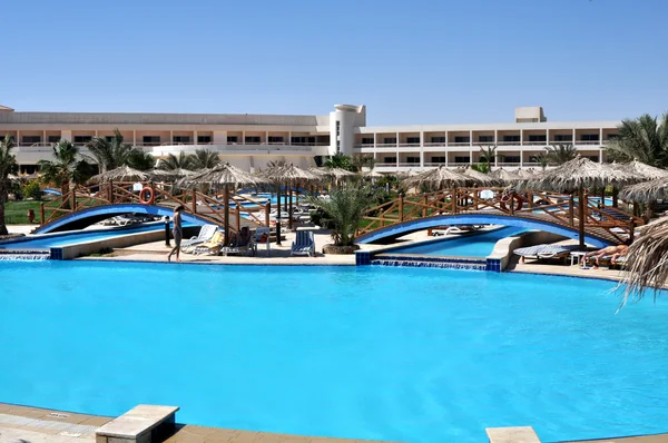Medence hotel Egyiptomban — Stock Fotó