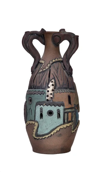 Египетский, керамический кувшин — стоковое фото
