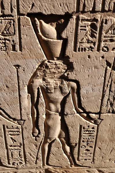 Fresky a hieroglyfy na zeď. — Stock fotografie