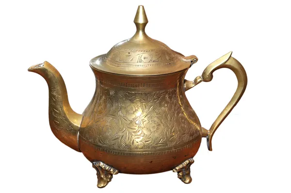 Teapot White Background — Stock Photo, Image