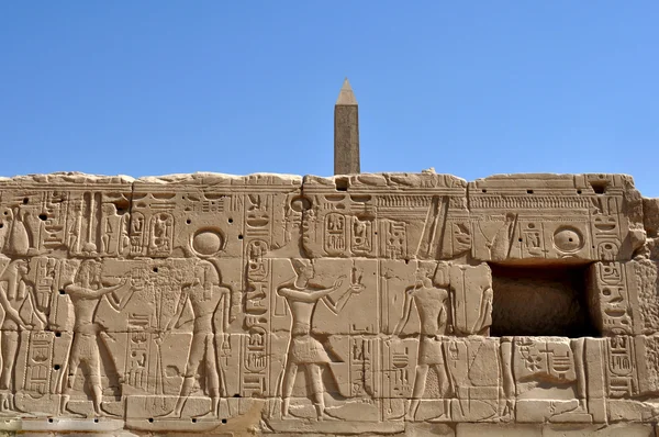 Karnaksky храм у Єгипті — стокове фото